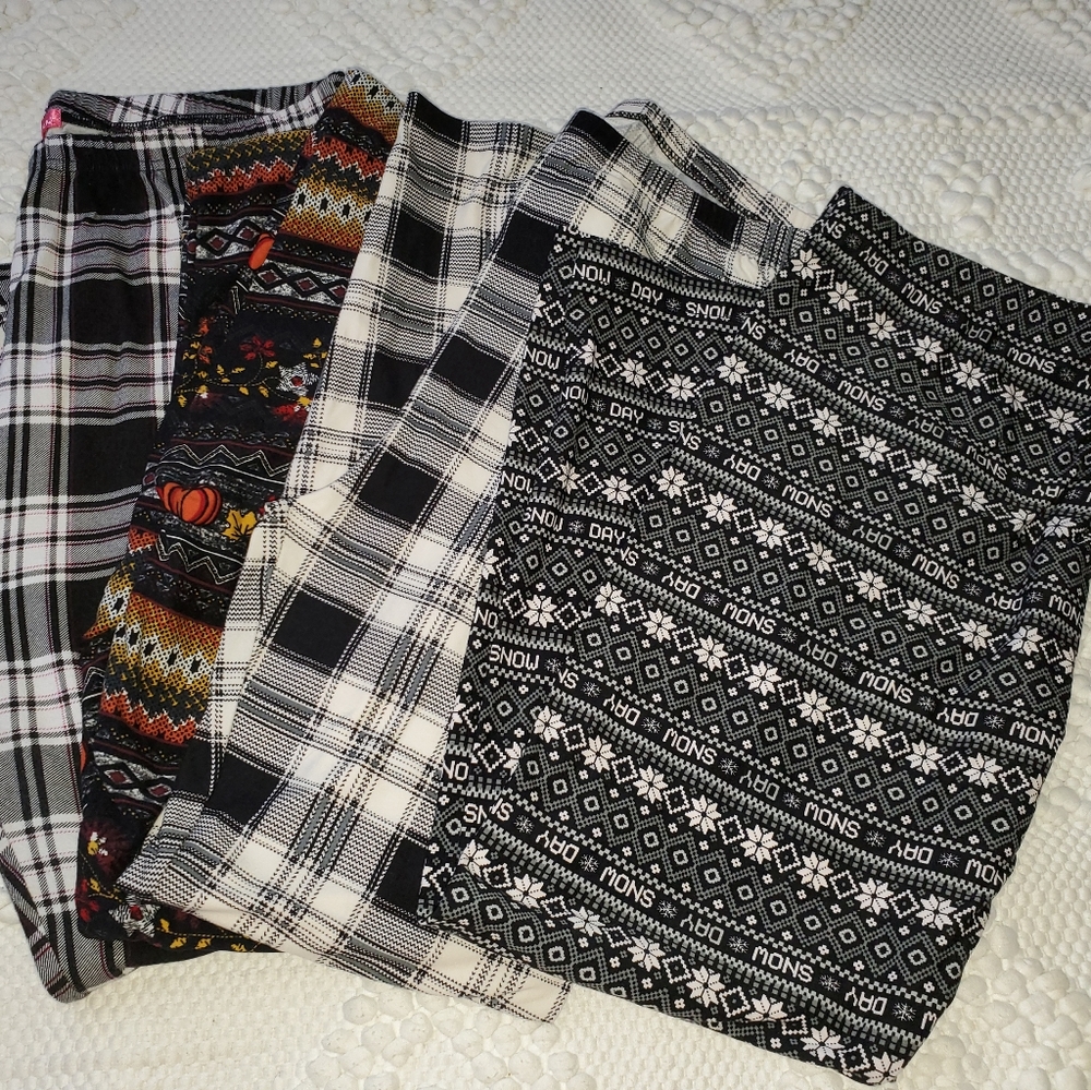 Time & Tru Various Leggings (4pair)